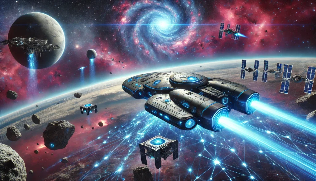 Illustration from NexaKing (NXK) post showing AI token development, Ethereum (ERC-20) technology, and crypto-powered research, AI-Controlled Space Exploration Missions—Pioneering Autonomous Frontiers Beyond Earth